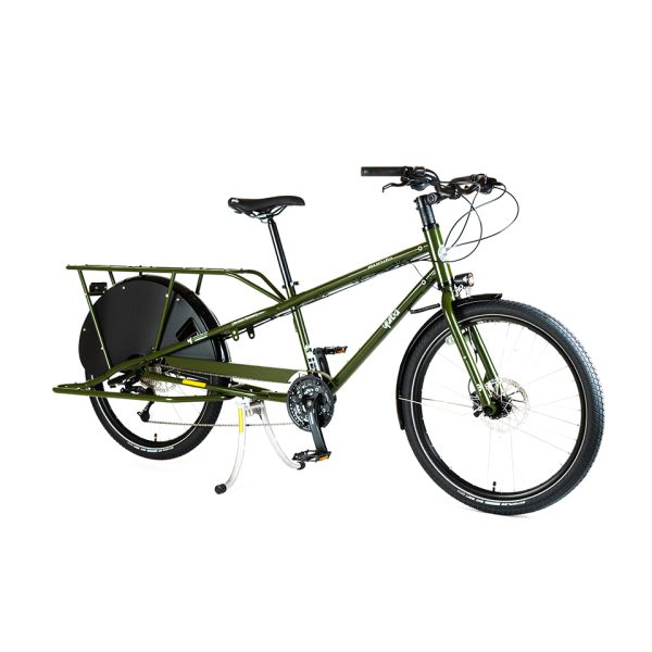 Yuba cargo bikes Mundo Lux olive